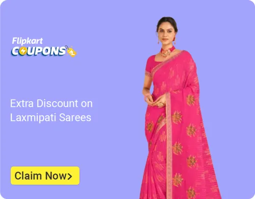 Image of Flipkart Super Coin Offer : Extra ₹50 Off On Laxmipati Sarees