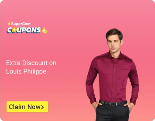 Image of Flipkart Super Coin Offer : Extra ₹50 Off On Louis Philippe