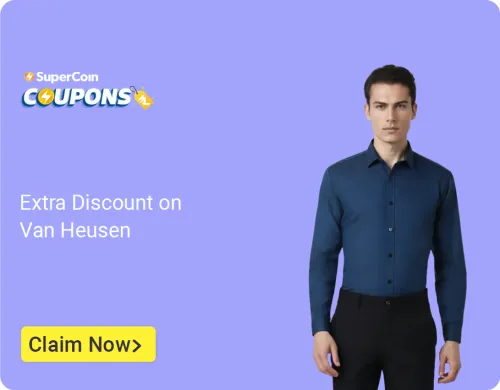 Image of Flipkart Super Coin Offer : Extra ₹50 Off On Van Heusen