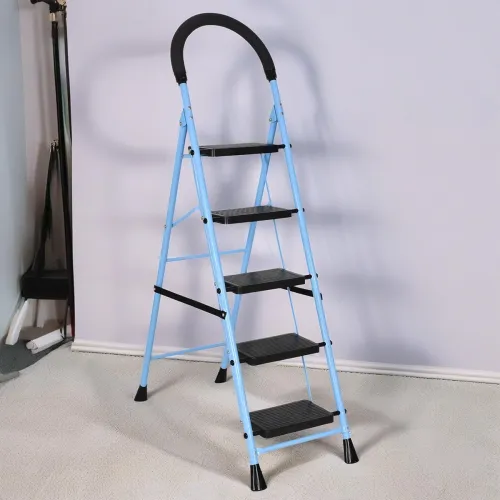 Image of FLIPZON 5-Step Heavy Duty Steel Folding Ladder