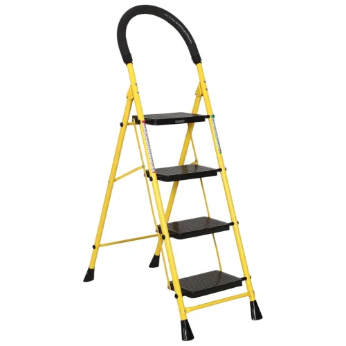 Image of FLIPZON Halo Foldable 4 Step Wobble-Free Skid-Free Steps Durable Safety Ladder for Home 