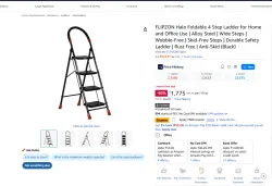 FLIPZON Halo Foldable 4 Step Ladder