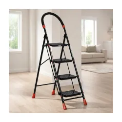 FLIPZON Halo Foldable 4 Step Ladder for Home and Office Use