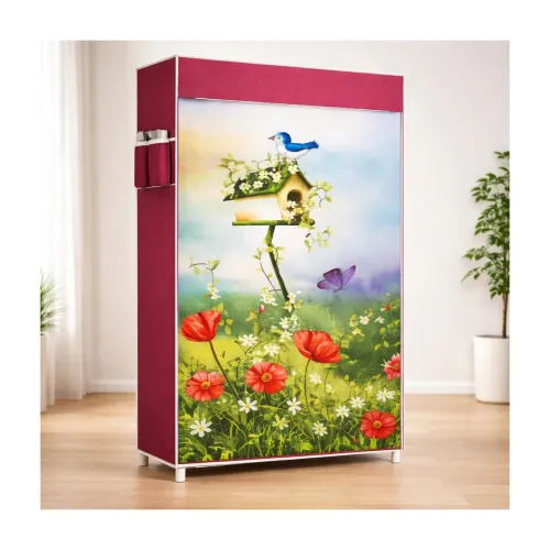 Image of FLIPZON Premium 6-Tiers Shoe Rack with Zipper Cover