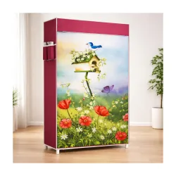 FLIPZON Premium 6-Tiers Shoe Rack with Zipper Cover