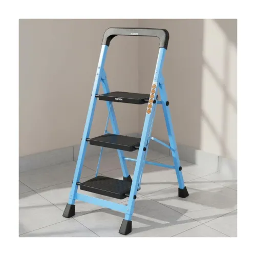 Image of FLIPZON Stepiva Foldable Steel Ladder with Support Handle & Tool Tray