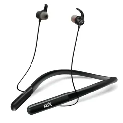 FLiX (Beetel Blaze N23 in-Ear Bluetooth v5.4 Neckband, 10mm Super Bass Drivers, Smart Magnetic Ear tip,