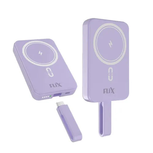 Image of FLiX (Beetel) MagConnect Pro 10,000 mAh Magnetic Wireless Power Bank with 15 W Wireless