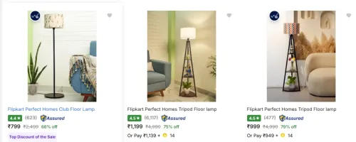 Image of Floor Lamp at minimum 75% Discount