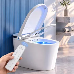 Floor Mount Smart Toilet with Free Installation, Auto Flush & Heated Seat