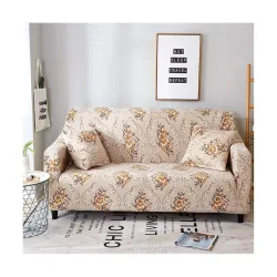 Universal Floral Stretch Sofa Cover Triple Seater Elastic