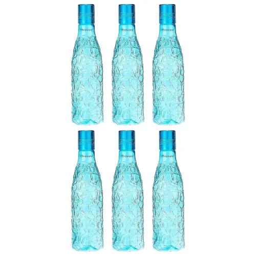 Image of Floraware 1L Fridge Water Bottle Set, Pack of 6, Blue