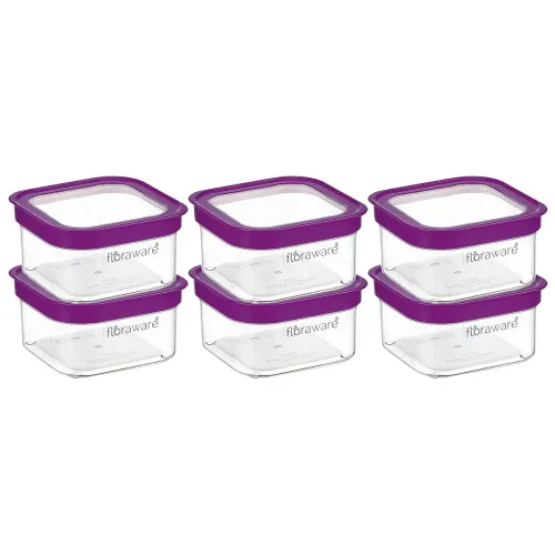 Image of Floraware 450ml Airtight Storage Jars Set6