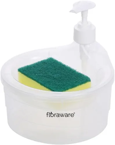 Image of Floraware Double Layer Soap Dispenser for Bathroom 