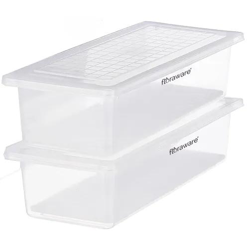 Image of Floraware Plastic Fridge Storage Box