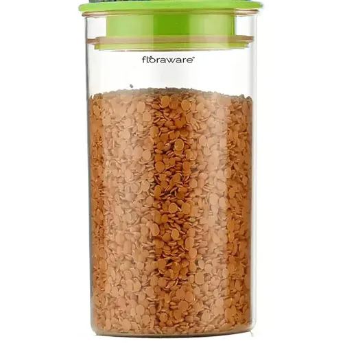 Image of Floraware Plastic Storage Jar 1400ml Set of 1