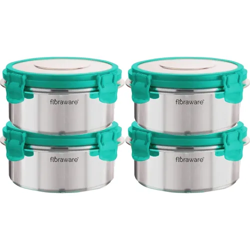 Image of Floraware Stainless Steel Insulated Airtight Leak-Proof Lunch Box Unbreakable