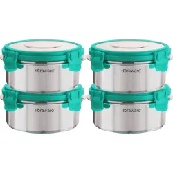 Floraware Stainless Steel Insulated Airtight Leak-Proof Lunch Box Unbreakable