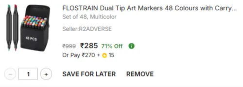 Image of FLOSTRAIN Dual Tip Art Markers 48 Colours