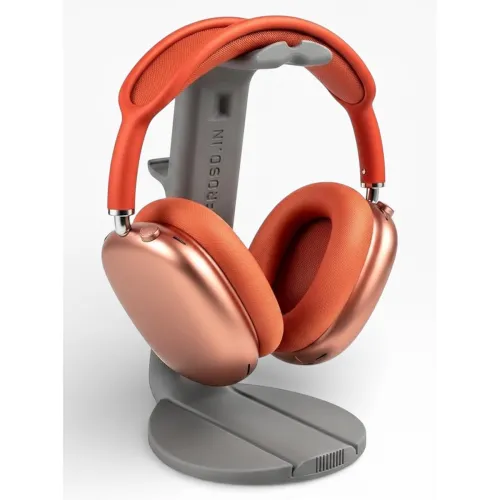 Image of FLUX Premium Desk Headphone Stand Mobile Holder Cable Organizer 3-in-1 Table Stand Space Saving Superior-Grade ABS for G
