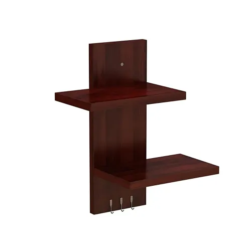 Image of Flux Wooden Wall Shelves Two Tier