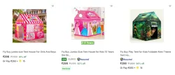 Fly Buy Kids Tents upto 84% Discount