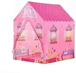 FLYBUY Jumbo Size Extremely Light Weight , Water & Fire Proof Doll House Tent for Kids  (Pink)