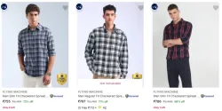 FLYING MACHINE Casual Shirts at minimum 73% Discount