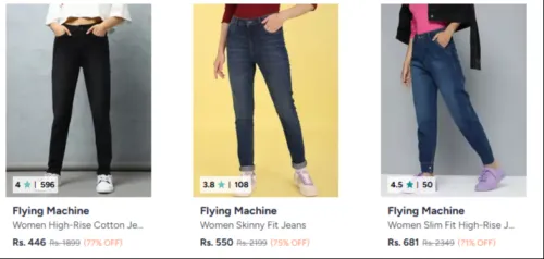 Image of Flying Machine Collection at minimum 60% Discount