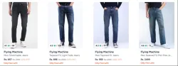 Flying Machine Mens Jeans at minimum 60% Discount