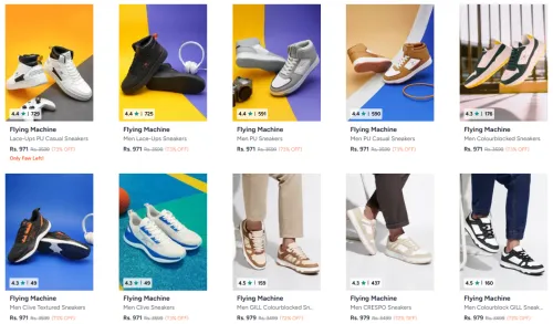 Image of Flying Machine shoes starting @ ₹971