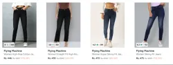 Flying Machine Women's Jeans at minimum 70% Discount