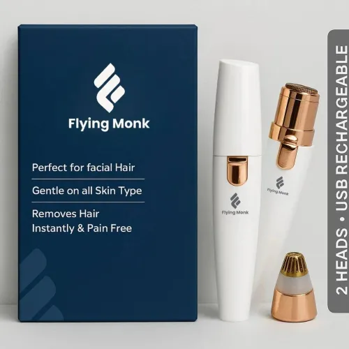 Image of Flying Monk 2-in-1 Lipstick-Style Facial & Eyebrow Hair Remover