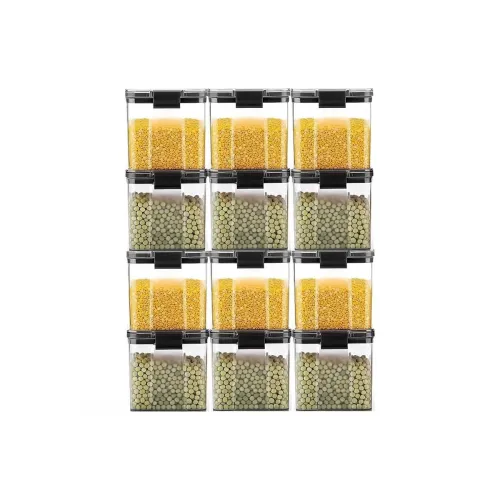 Image of flymore 700ml Air Tight Container Set 12, Plastic