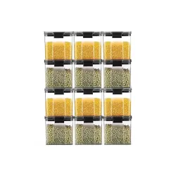 flymore 700ml Air Tight Container Set 12, Plastic