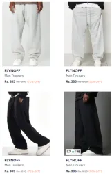 Flynoff Trousers @ Flat ₹385