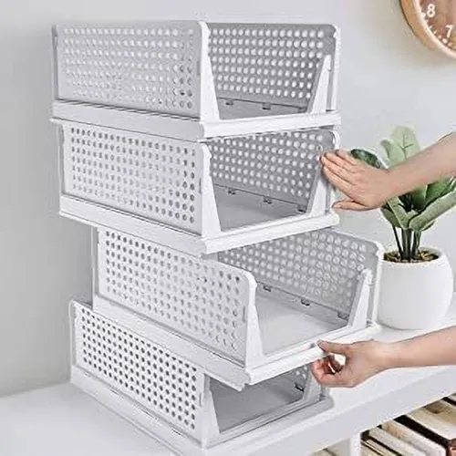 Image of FLYUP Plastic Drawer Organizer (4-Pack)