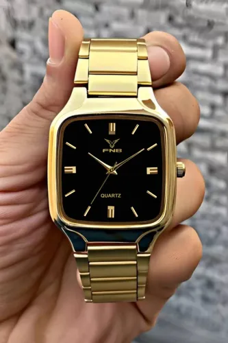 Image of FNB  Elegant Black Dial HMTS Analog watch