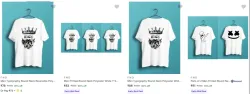 F N D Mens Tshirts Starting ₹78