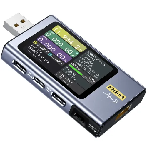Image of FNIRSI USB Battery Tester Voltmeter Ammeter