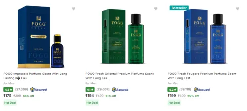 Image of Fogg Eau De Parfum Starting at ₹175