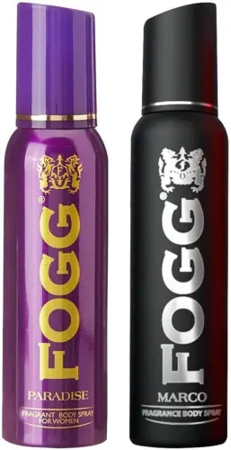 Image of FOGG Marco & Paradise Deodorant With Long Lasting Perfume Body Spray - For Men & Women (300 ml, Pack of 2)
