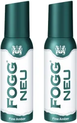 FOGG Neu Fine Amber Deodorant With Long Lasting with With Long Lasting Perfume Body Spray - For Men (240 ml, Pack of 2