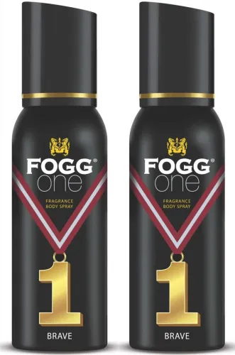 Image of FOGG One Brave Deodorant With Long Lasting Perfume Body Spray - For Men & Women (240 ml, Pack of 2)