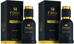 FOGG Scent Discover Eau de Parfum 50ml Pack of 2 for Men