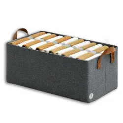 Foldable Clothes Storage Baskets with Handles Po1