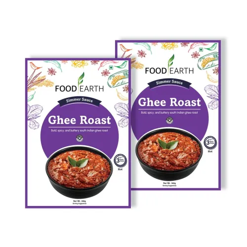 Image of Food Earth Ghee Roast Simmer Sauce | Authentic South Indian Ghee Roast Flavor