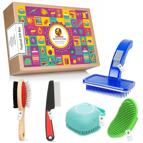 Image of Foodie Puppies 5 in 1 Pet Grooming Kit