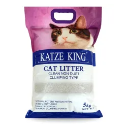 Foodie Puppies Katze King Strong Fragrance Cat Litter (5Kg, Apple) | Clean Non-Dust Clumping Type Exclusive Scoopable wi