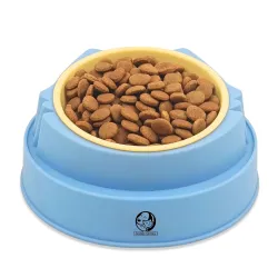 Foodie Puppies Cat Food Bowl - (Single CutOut Bowl, 350ml),